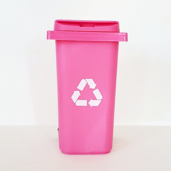 Barbie Doll Hot Pink Recycle Bin